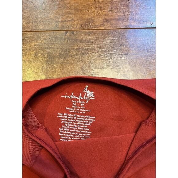 Intimately Free People Boho Fitted Long Sleeve Stretch Top Size XS/S - Picture 2 of 5